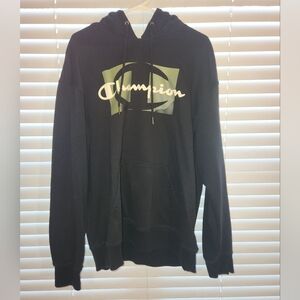 Champion Logo Hoodie Mens XL